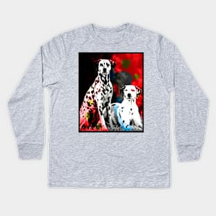 soulmate dalmatians Kids Long Sleeve T-Shirt